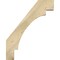 Ekena Millwork 4"W x 24"D x 30"H Merced Rough Sawn Knee Brace, Douglas Fir BRC04X24X30MRC00RDF - alternate 2